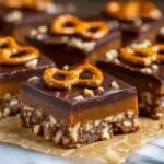 Chocolate Caramel Peanut Butter Pretzel Bars Recipe