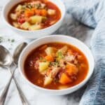 Slow Cooker Tuscan Chicken Stew with Vegetables Recipe