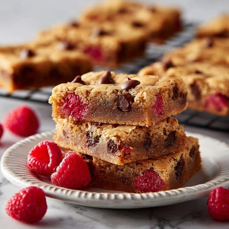 Delightful Raspberry and Chocolate Chip Cookie Bars Recipe