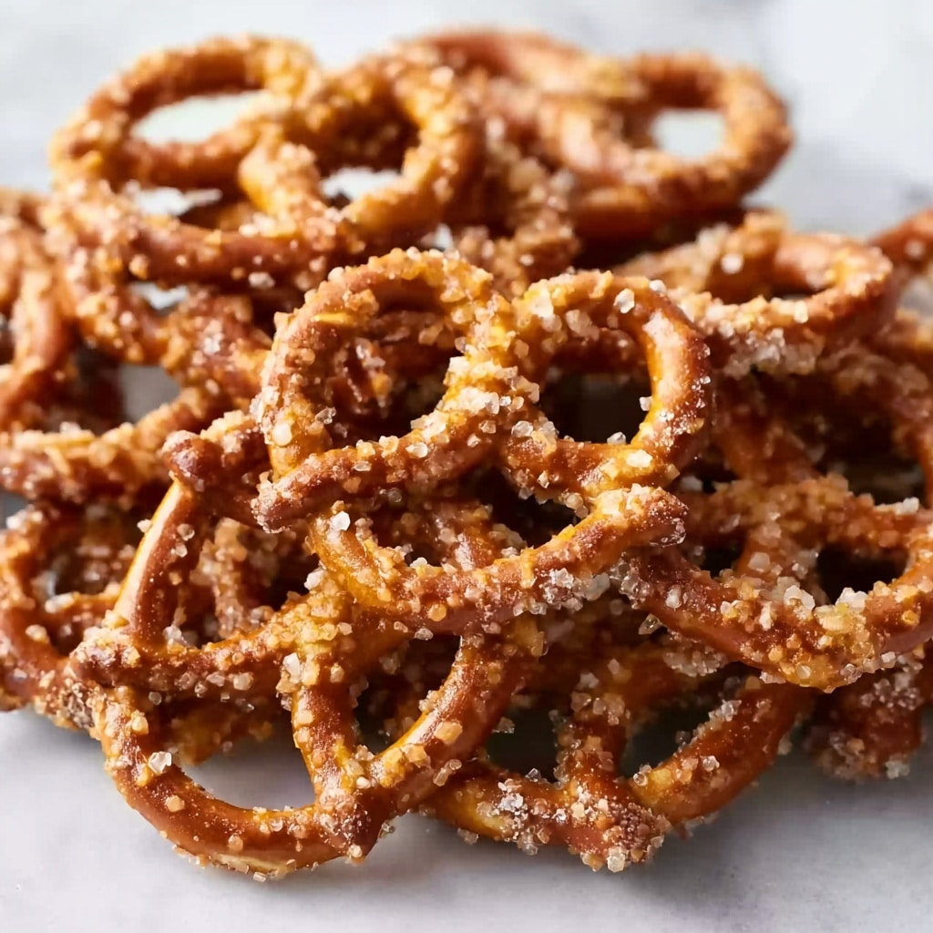 Butter Toffee Pretzels Recipe - Recipe Image