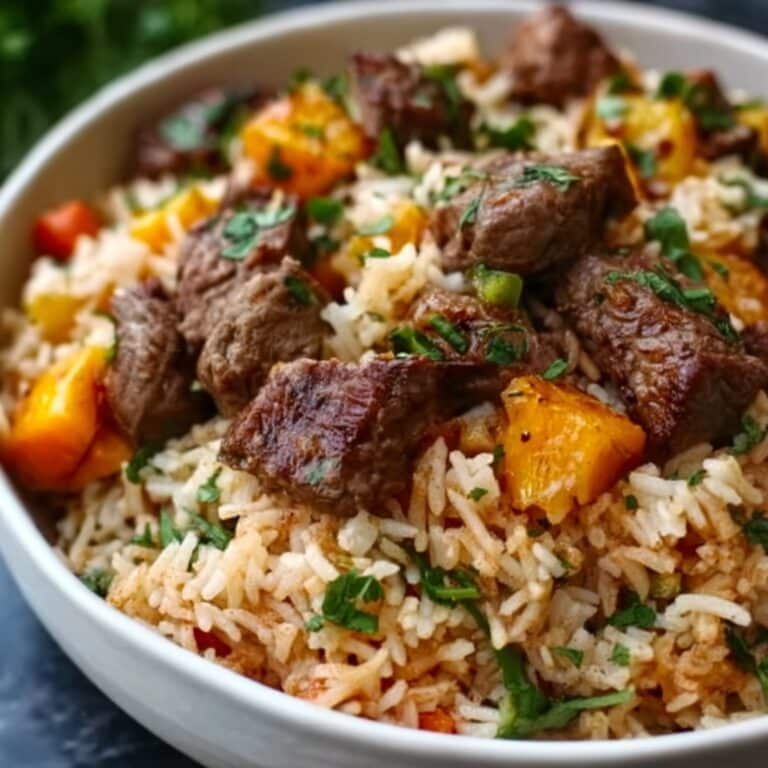 Steak & Queso Rice: A Tex-Mex Fiesta at Home Recipe