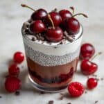 Layered Black Forest Overnight Oats Recipe