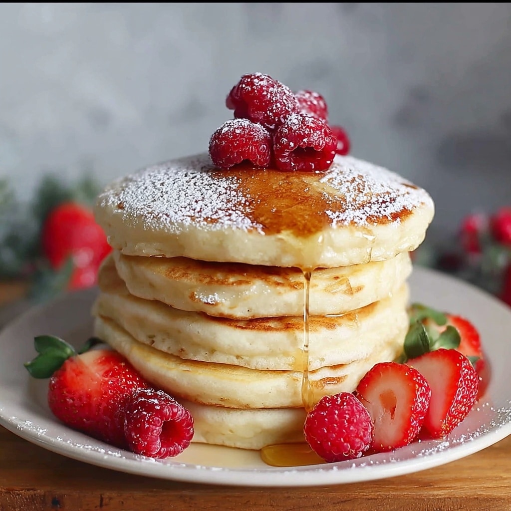 Fluffy Japanese Soufflé Pancakes Recipe - Recipe Image