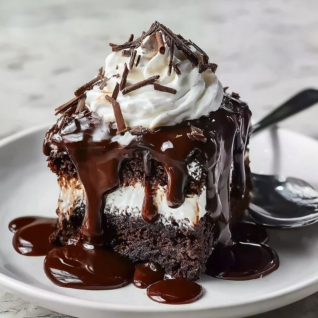 Hot Fudge Chocolate Pudding Cake Recipe - Recipe Image