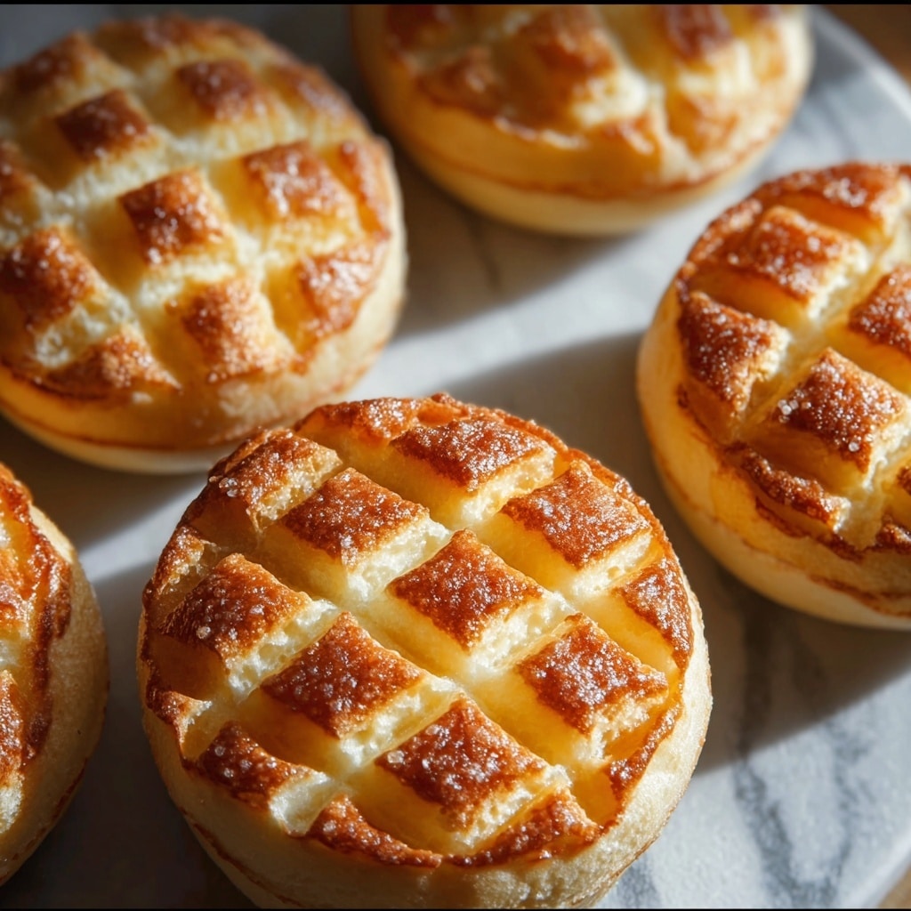 Classic Japanese Melon Pan Recipe - Recipe Image