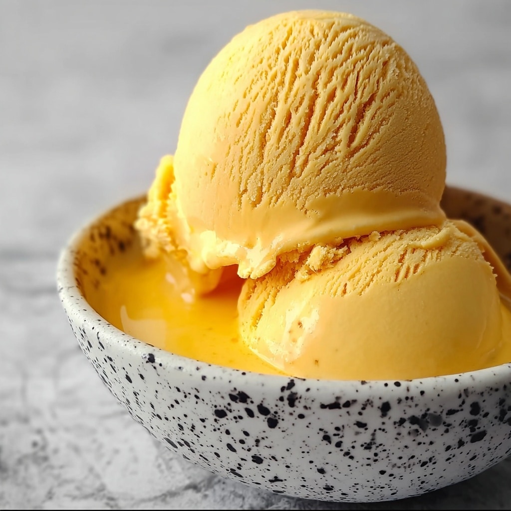 Creamy Mango Ice Cream Recipe - Recipe Image