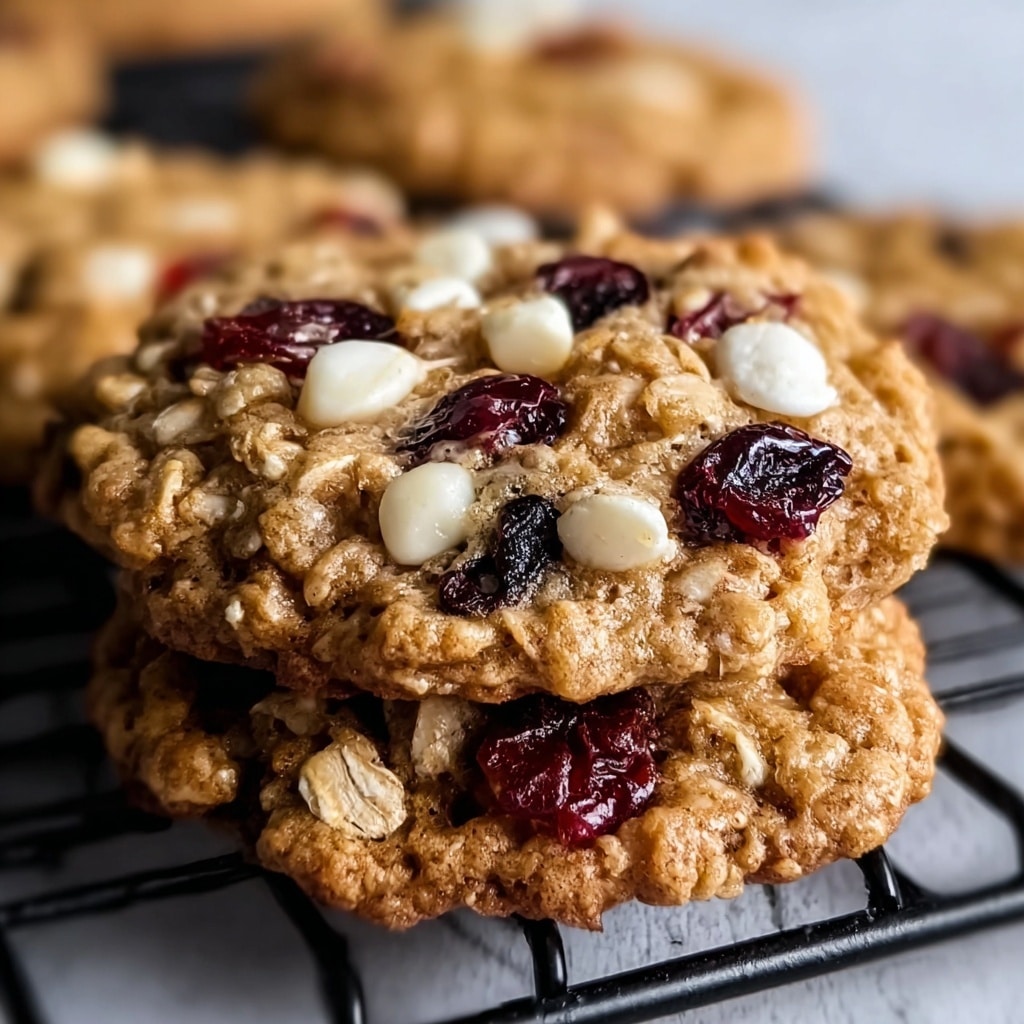 White Chocolate Oatmeal Cranberry Cookies Recipe - Recipe Image
