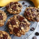 Banana-Oat Chocolate Chunk Cookies Recipe