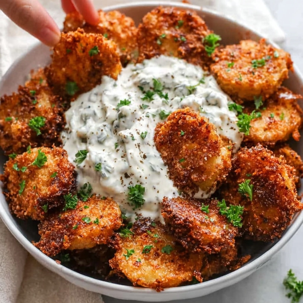 Fried Pickle and Ranch Dip: The Ultimate Appetizer Recipe - Recipe Image