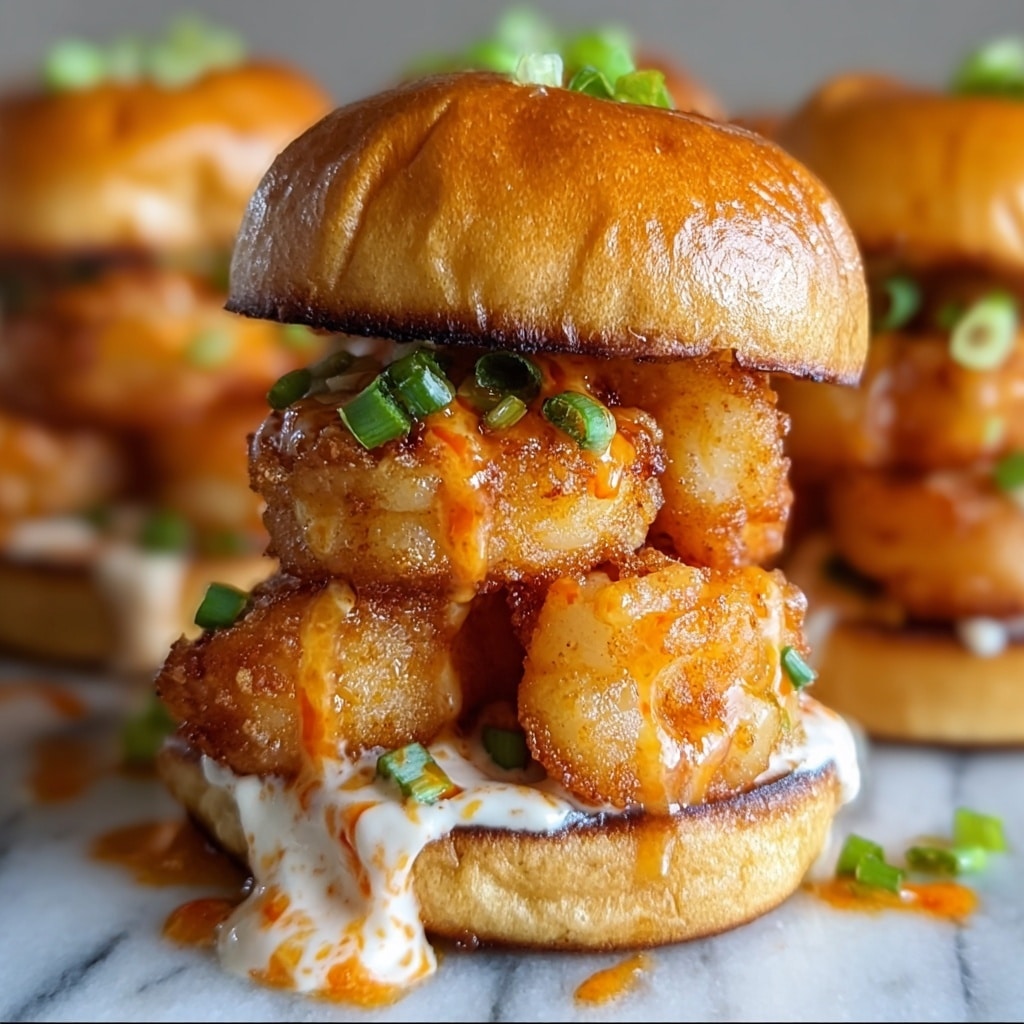 Buffalo Blue Crispy Tot Slider Sandwiches Recipe - Recipe Image