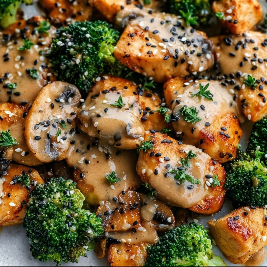 Creamy Broccoli and Mushroom Chicken Recipe - Recipe Image