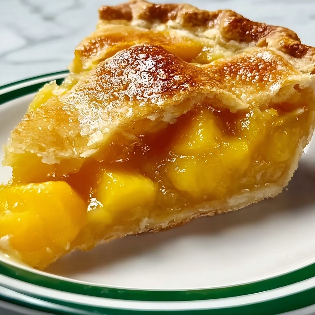 Irresistible Mango Pie: A Luscious Vegan Dessert Recipe - Recipe Image