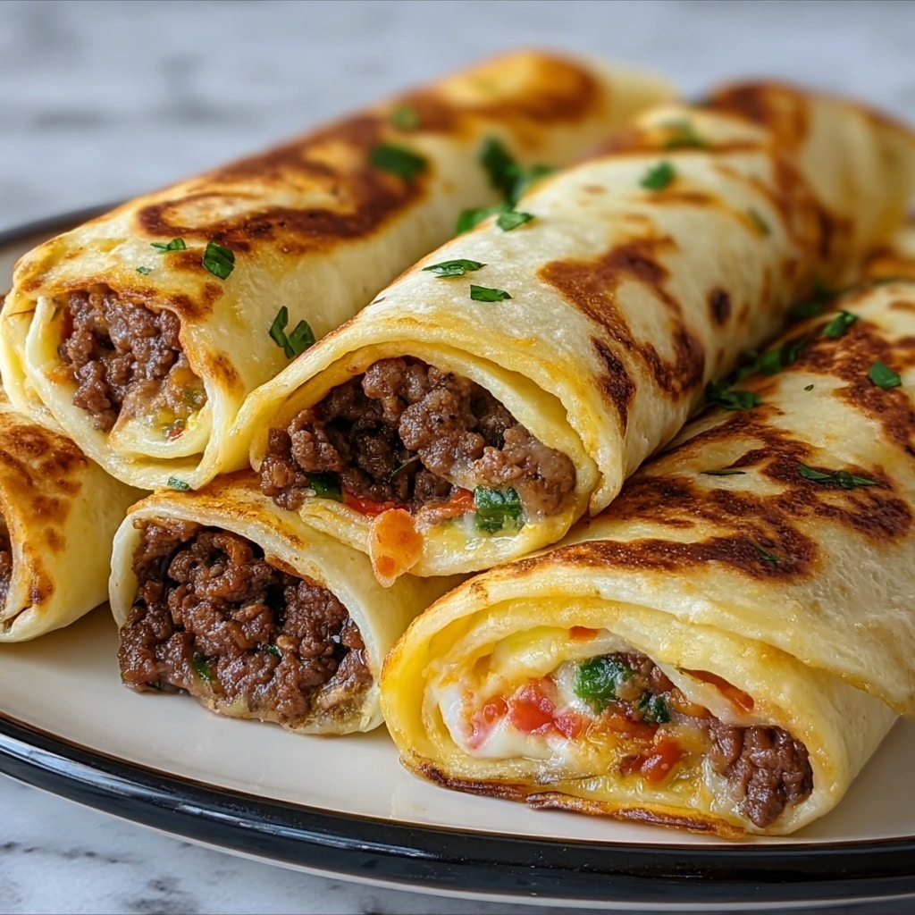 Ground Beef Tortilla Wraps Recipe - Recipe Image