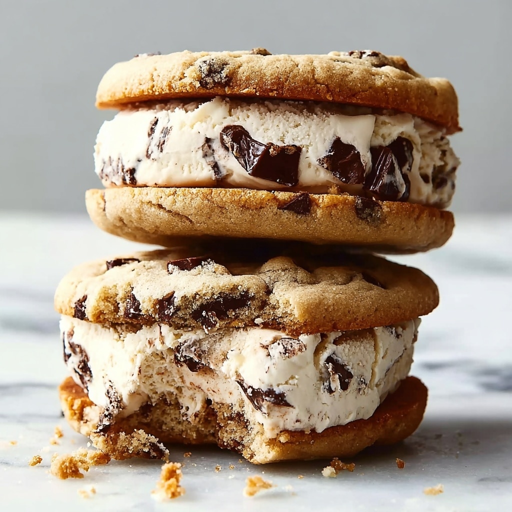 The Ultimate Cookie Dough Ice Cream Sandwich Recipe - Recipe Image