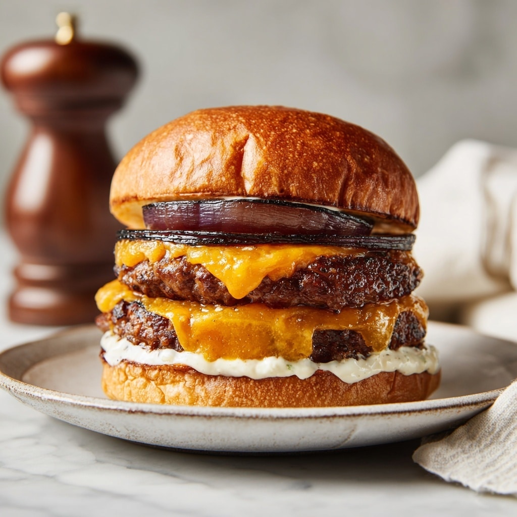 Onion-Wrapped Flying Dutchman Burger Recipe