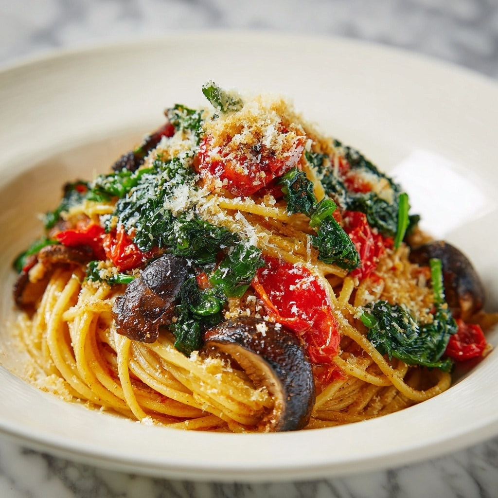 One-Pot Vegetarian Spaghetti Recipe - Recipe Image