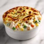 Easy Chicken Cobbler Dinner Casserole Recipe