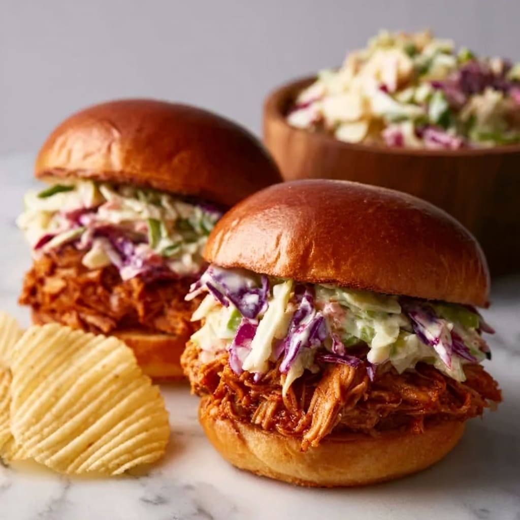 Crockpot BBQ Pulled Chicken Recipe - Recipe Image