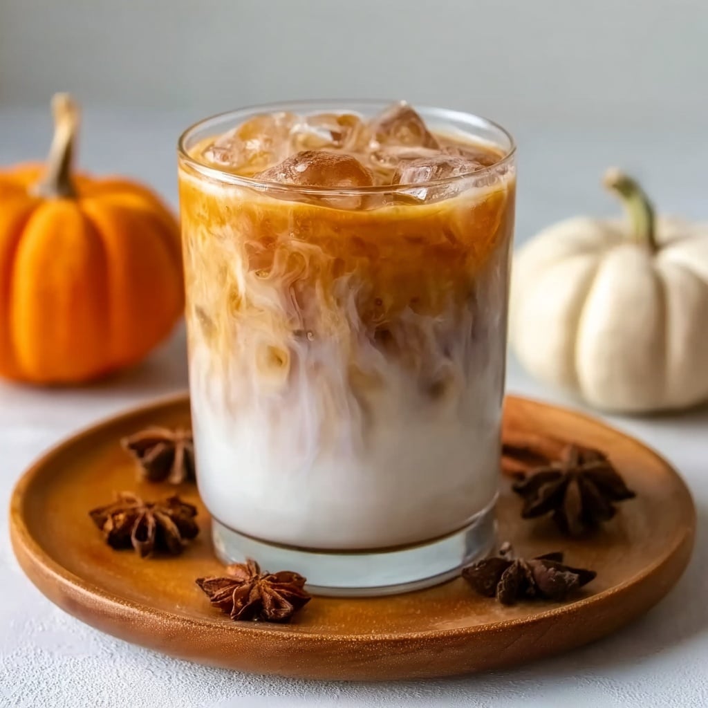Iced Pumpkin Cream Chai Tea Latte (Starbucks Copycat) Recipe - Recipe Image