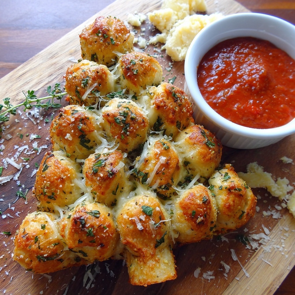 Cheesy Christmas Tree Bread Recipe