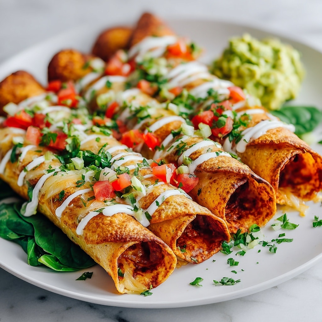 Crispy Chipotle Black Bean Taquitos Recipe