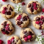 Raspberry Chocolate Chip Cookies Recipe
