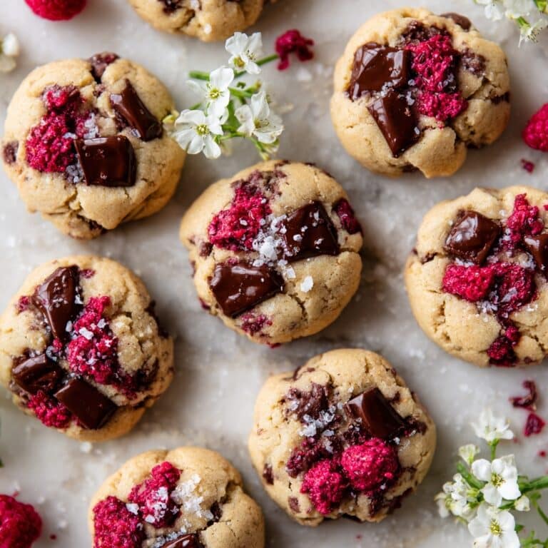 Raspberry Chocolate Chip Cookies Recipe