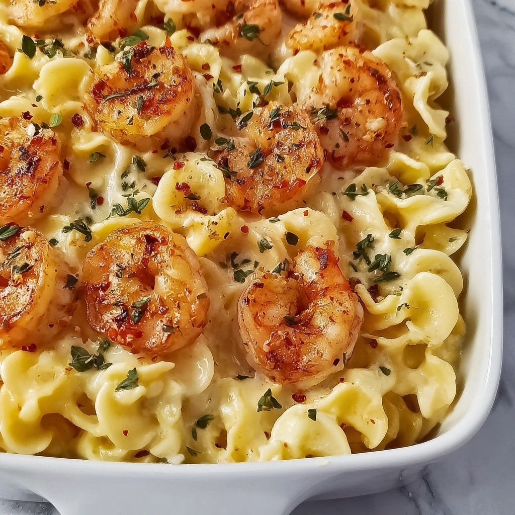 Shrimp Scampi Pasta Bake Recipe - Recipe Image