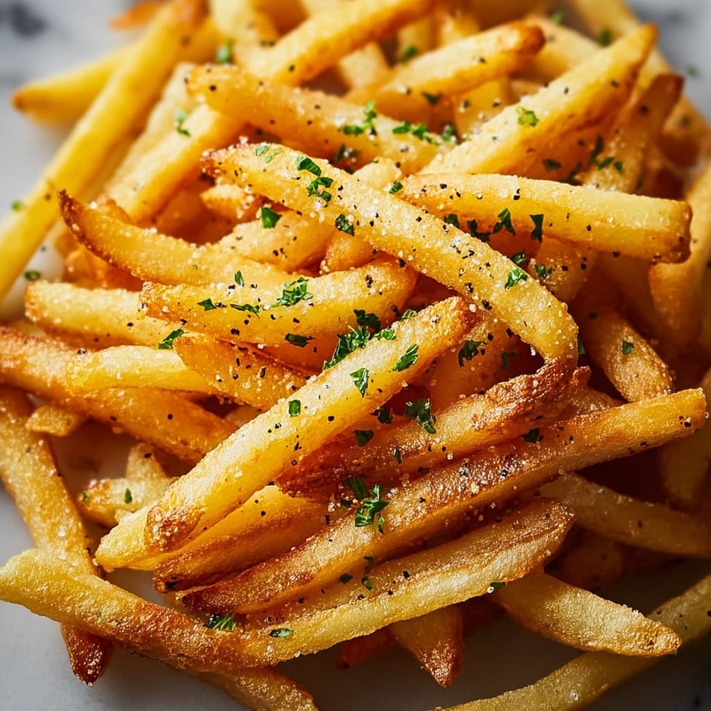 Zesty Baked Shoestring Fries Recipe - Recipe Image