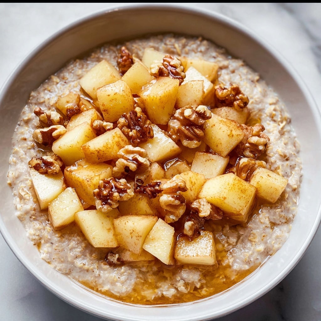 One Pot Apple Cinnamon Oatmeal Recipe - Recipe Image