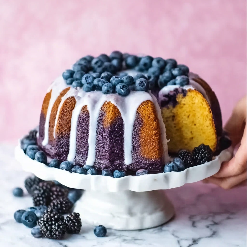 Blueberry Breakfast Bundt Cake Recipe - Recipe Image
