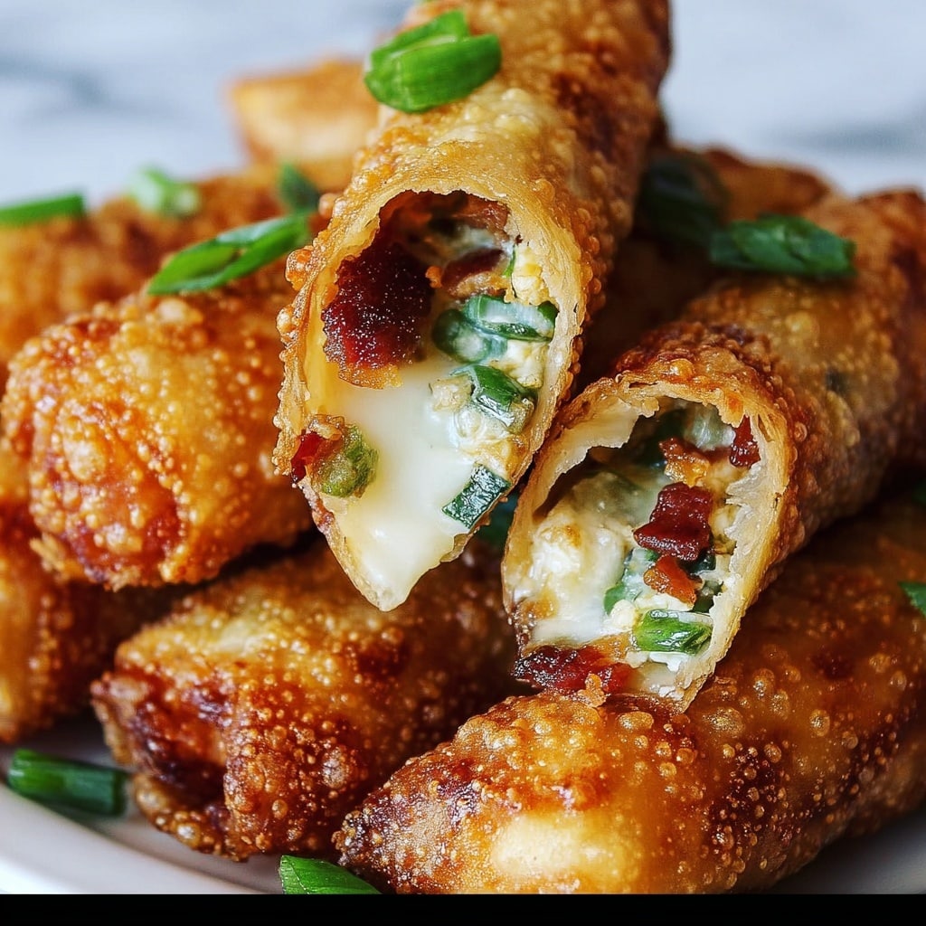 Jalapeno Popper Egg Rolls Recipe - Recipe Image