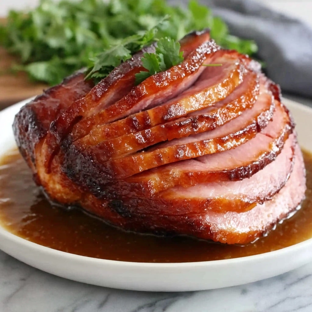 Slow Cooker Ham with Pineapple Glaze Recipe - Recipe Image