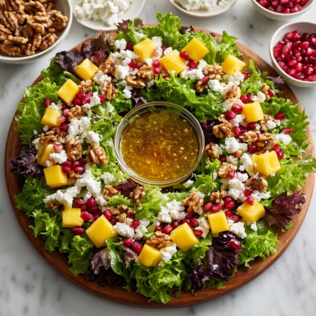 Festive Pomegranate Walnut Salad Recipe - Recipe Image