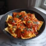 Easy Crockpot Ravioli Lasagna Recipe