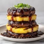 Teriyaki Beef Pineapple Rice Stack Recipe