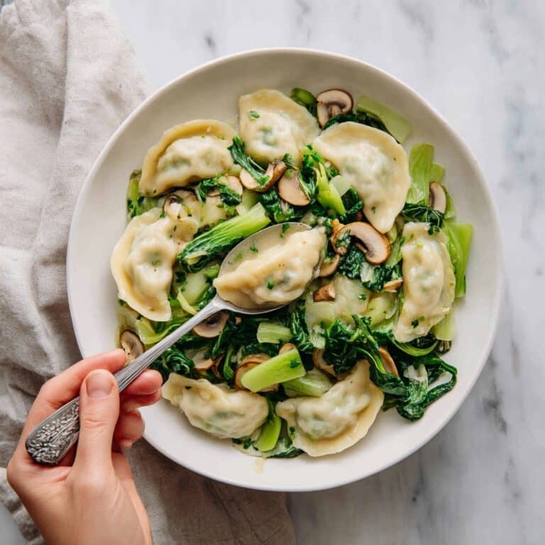 Dumpling and Bok Choy Soup Recipe