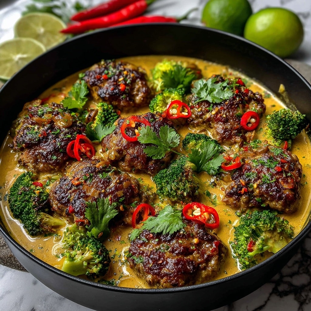 Coconut Cream Chicken Curry Skillet Recipe