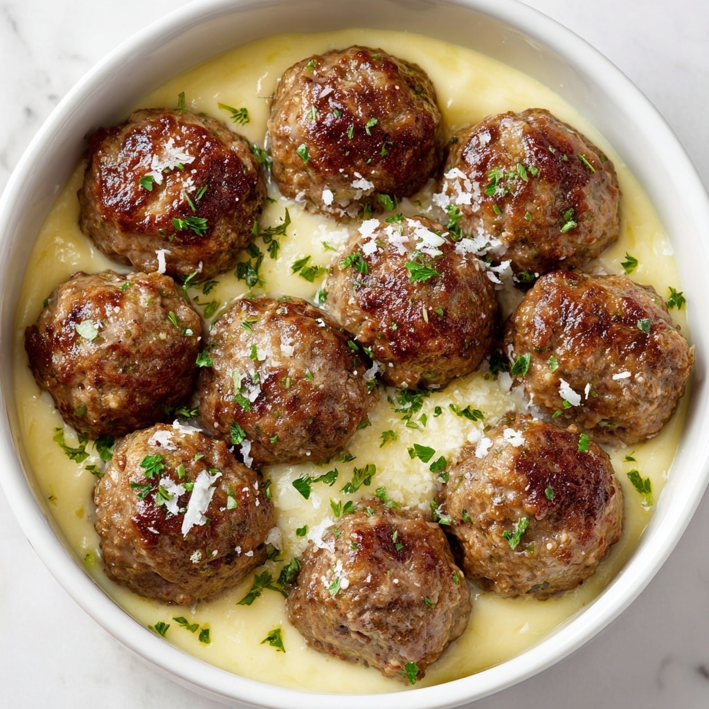 Crock Pot French Onion Meatballs Recipe - Recipe Image