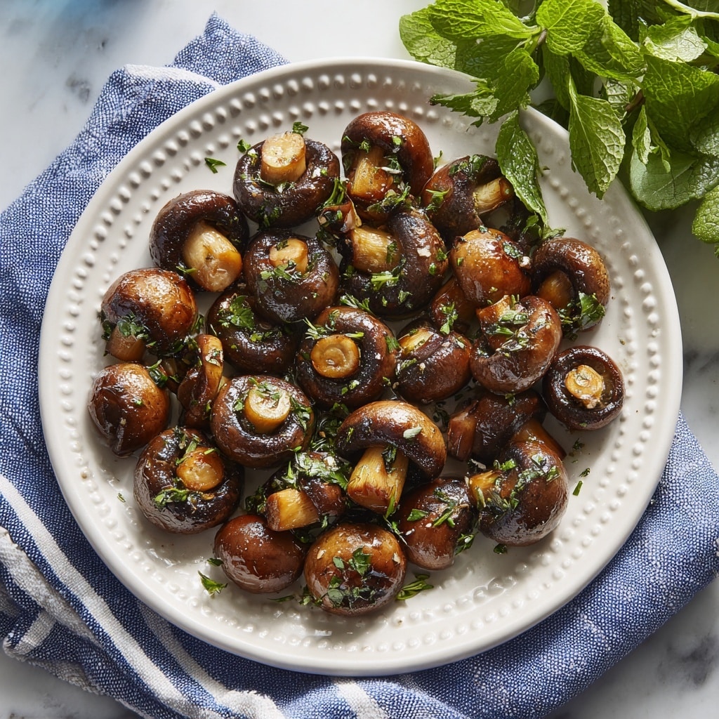 Air Fryer Mushrooms Recipe