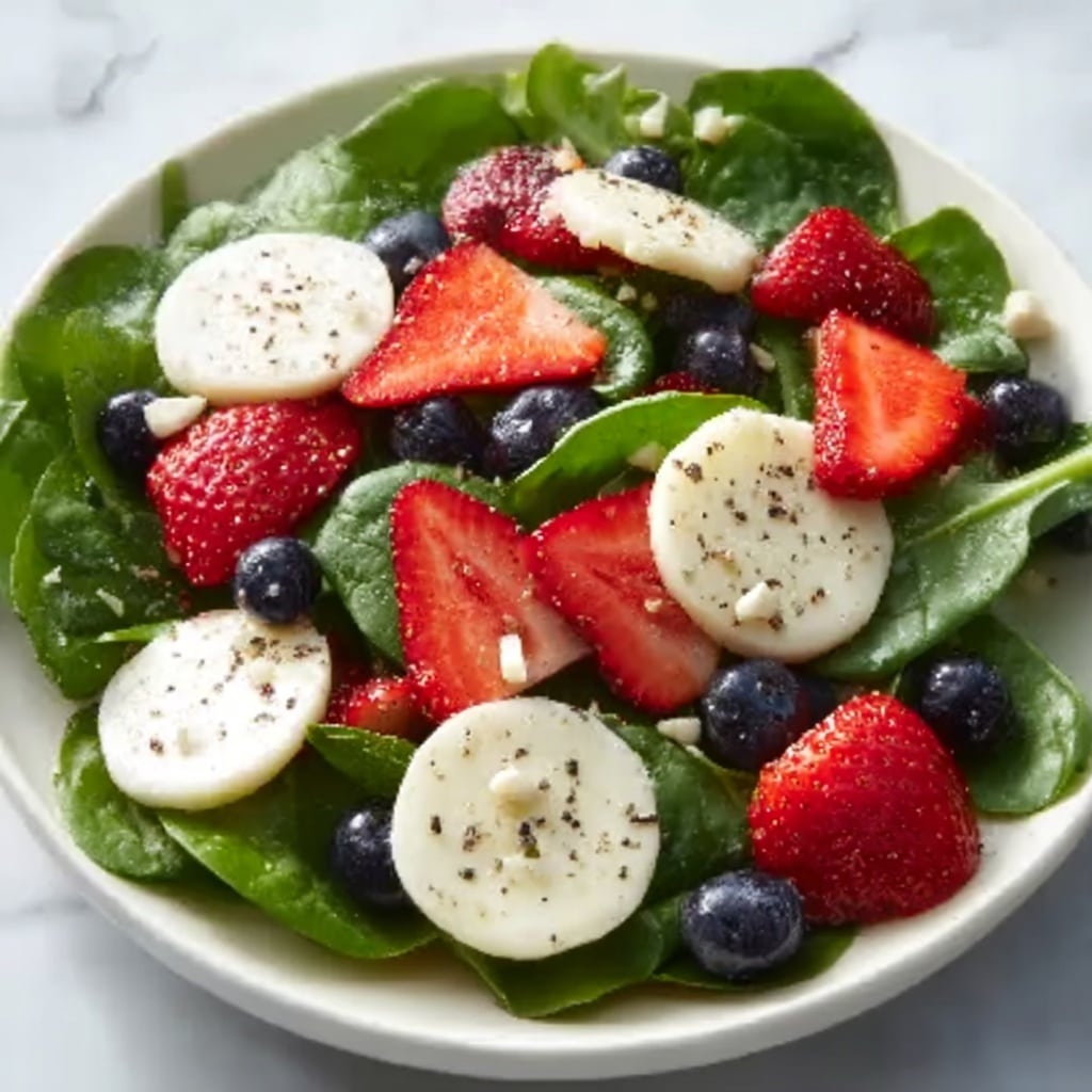 Strawberry and Spinach Salad with Poppy Seed Dressing Recipe - Recipe Image