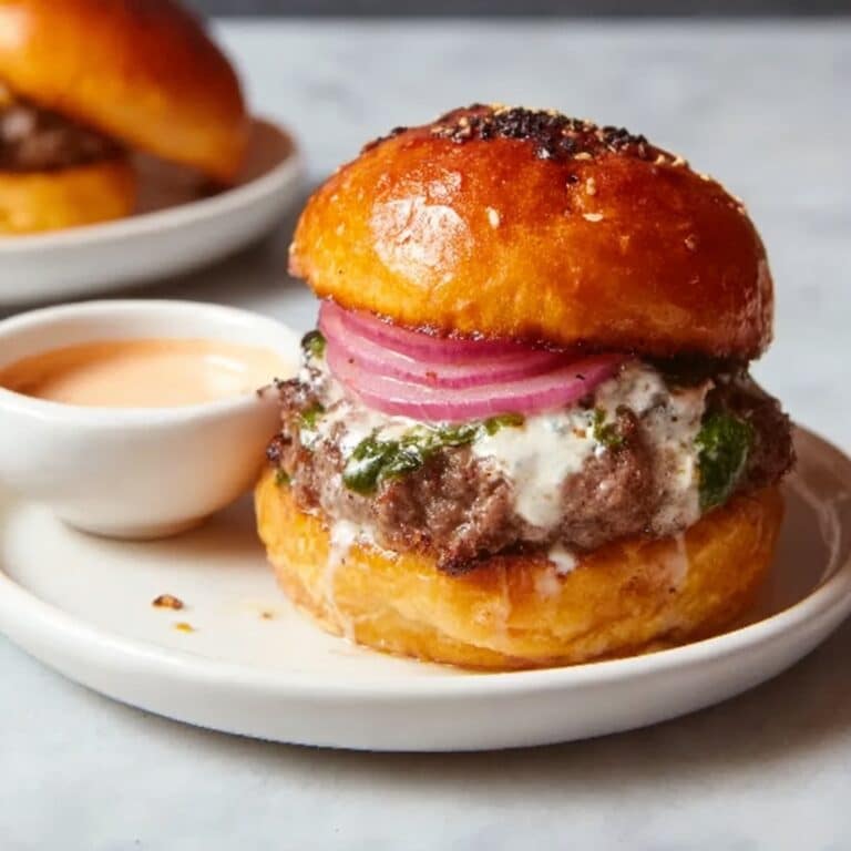 Lamb Feta Burgers Recipe