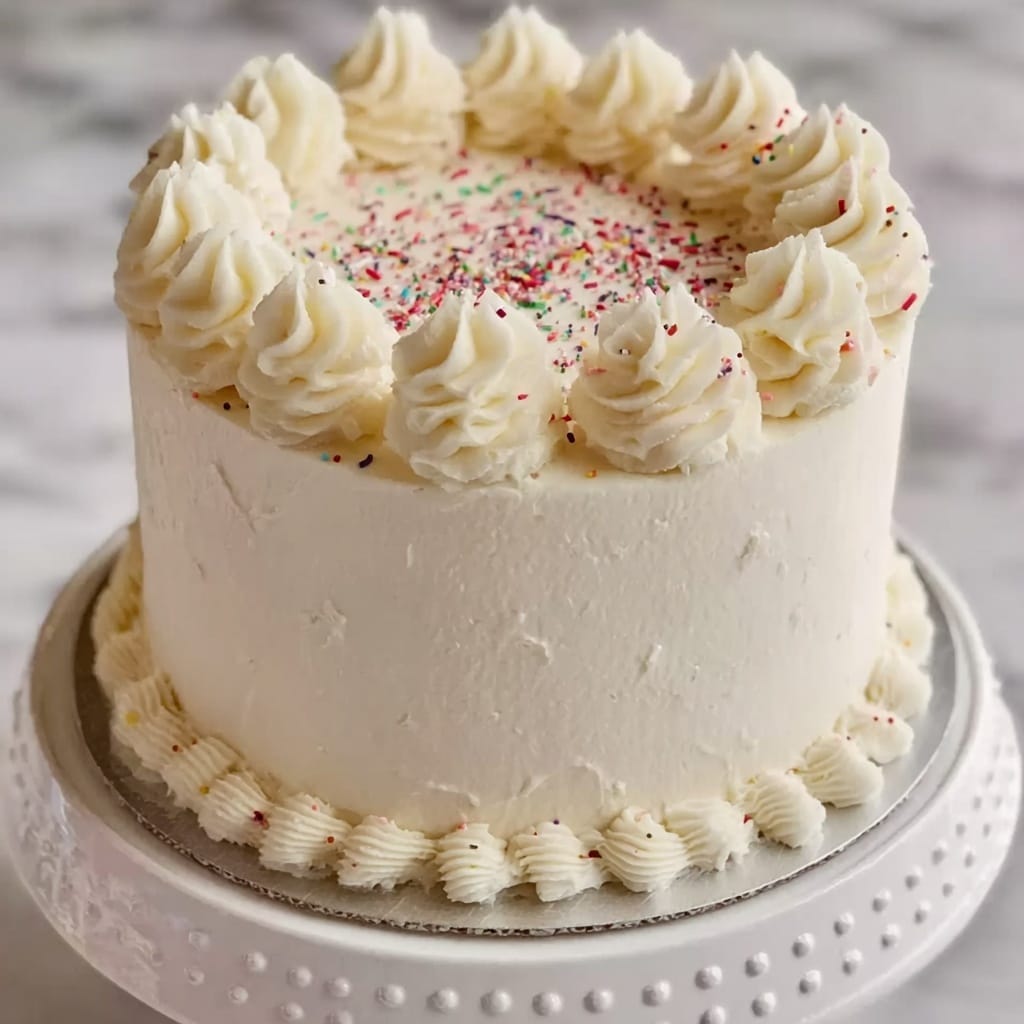 Classic White Cake Recipe - Recipe Image