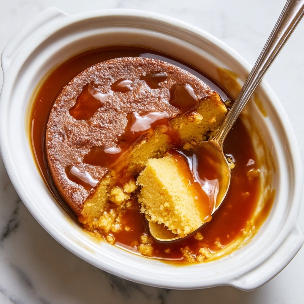 Slow Cooker Caramel Apple Pudding Cake Recipe - Recipe Image