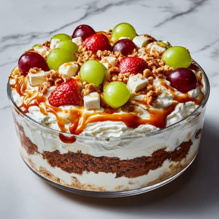 Caramel Crunch Cheesecake Fruit Salad Recipe