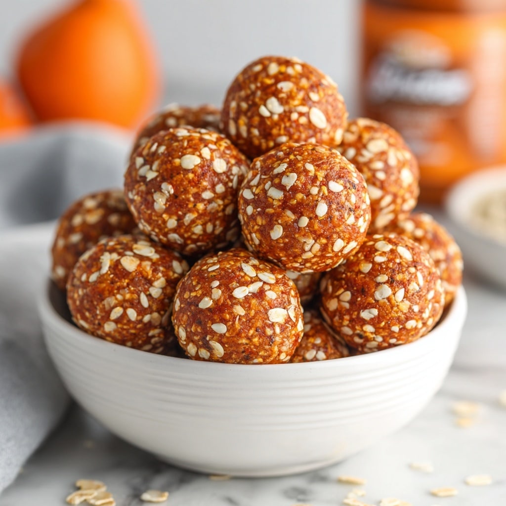 No-Bake Healthy Pumpkin Pie Energy Balls Recipe