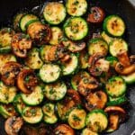 Garlic Herb Zucchini Mushrooms Recipe