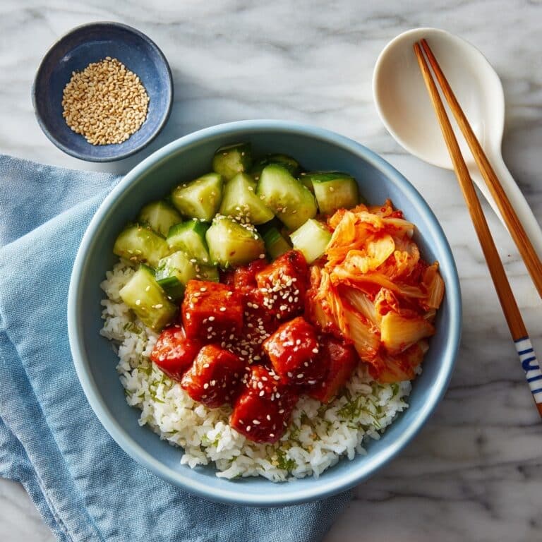 Spicy Salmon Rice Bowl Recipe