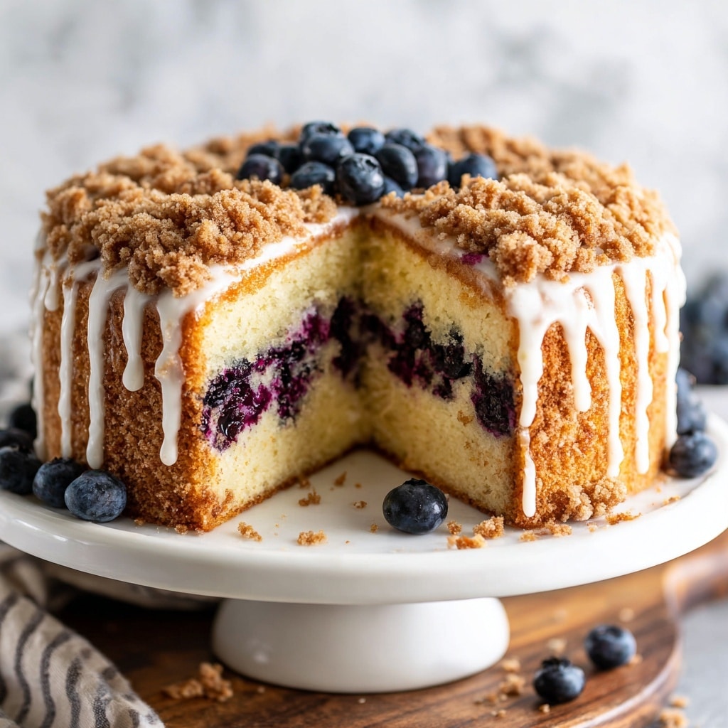 Brown Sugar Blueberry Coffee Cake Recipe
