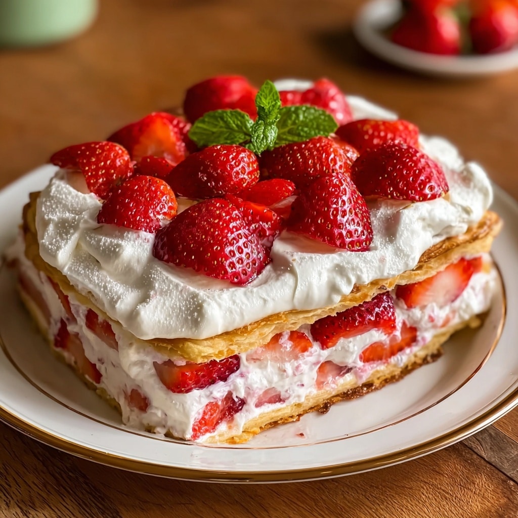 Strawberry Lasagna Recipe - Recipe Image